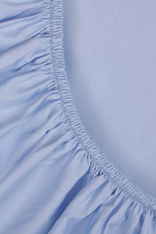 Bassols Lençol de algodão com elástico de 200 fios Vermelho