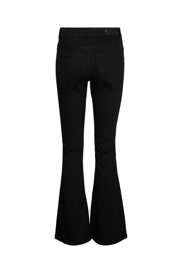 Cortefiel Flared jeans  Black