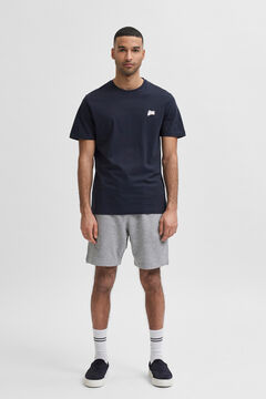 Cortefiel Short-sleeved t-shirt  Royal blue