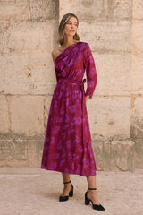 Pol&iacute;n Et Moi Nina floral dress Maroon