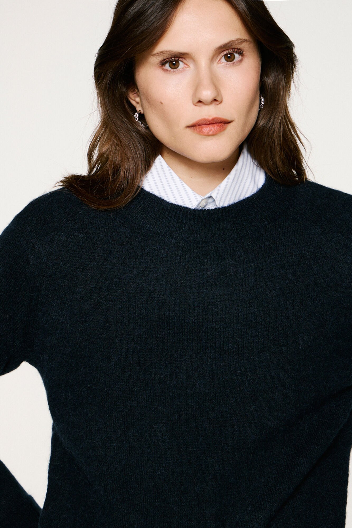 Selected Camisola de l&atilde; e alpaca