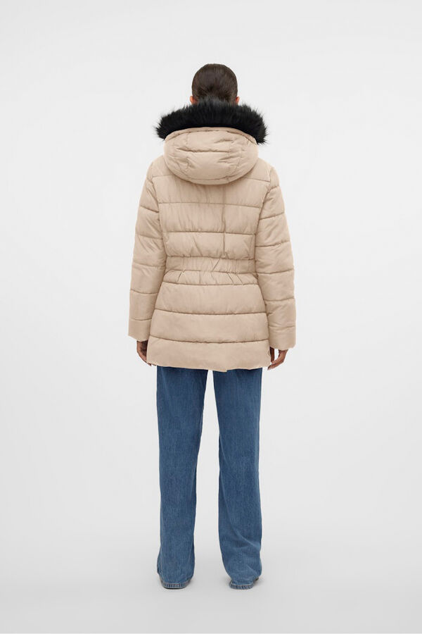 Vero Moda Casaco midi sobretudo  Castanho