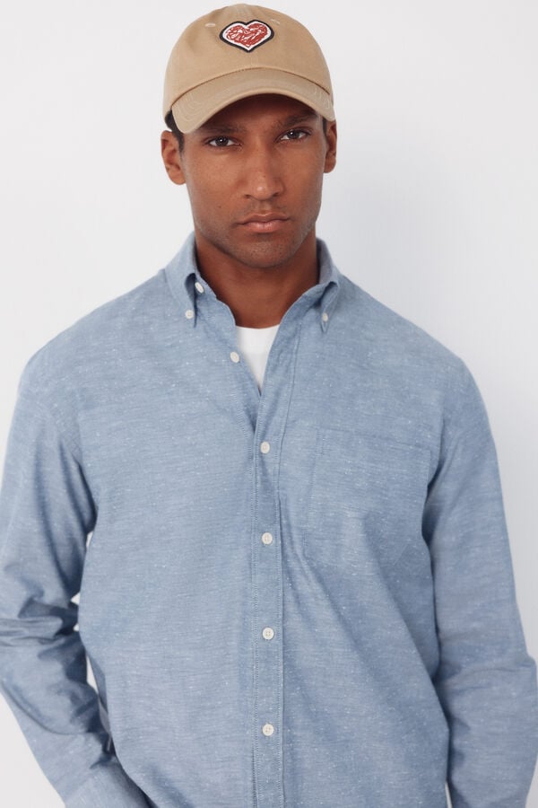 Cortefiel Little hearts cap Beige