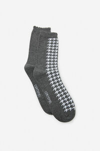 Cortefiel Long socks Grey