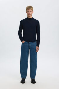 Selected Camisola de gola falsa 100% lã merino.