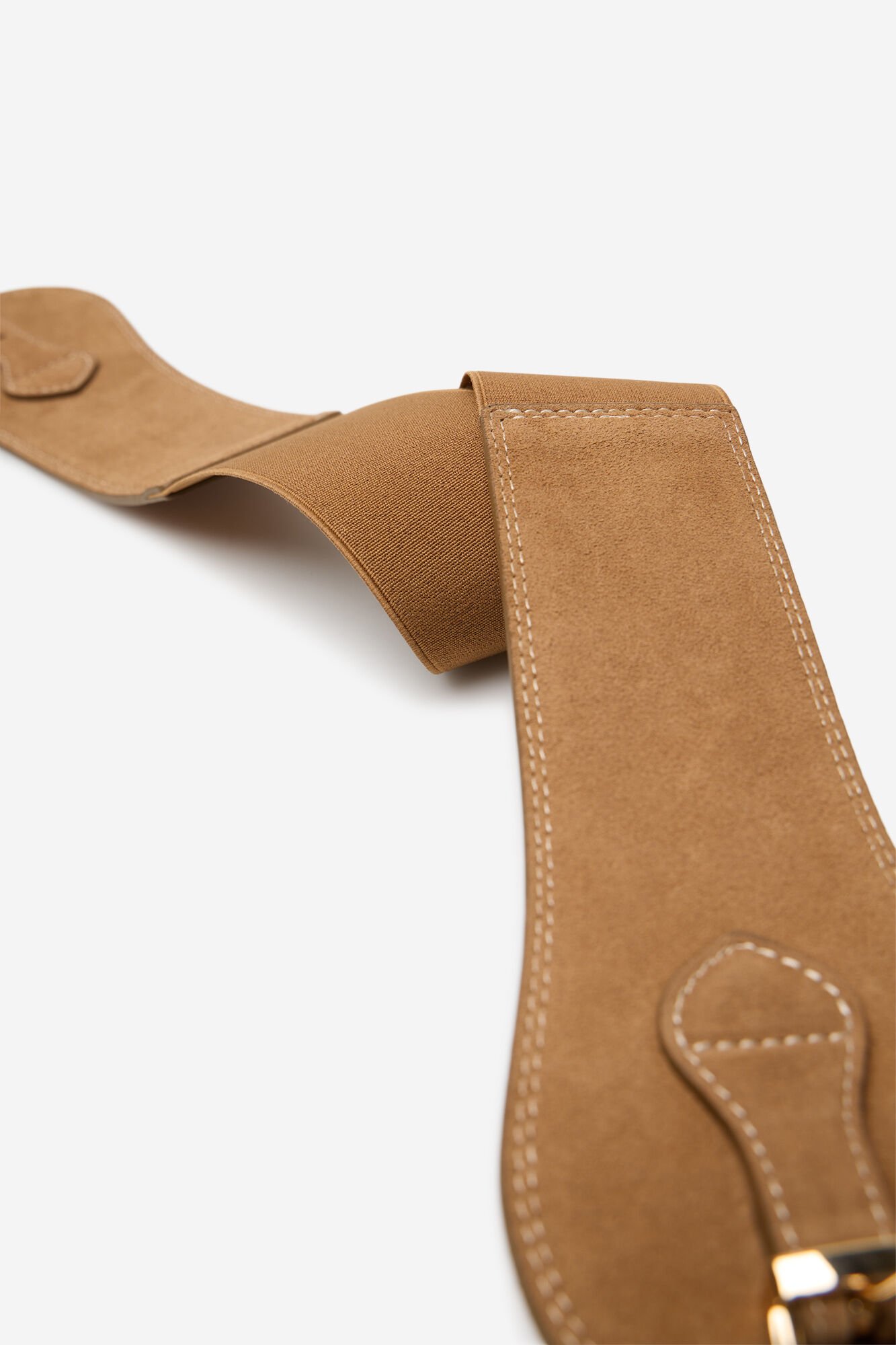 Cortefiel Split leather sash belt