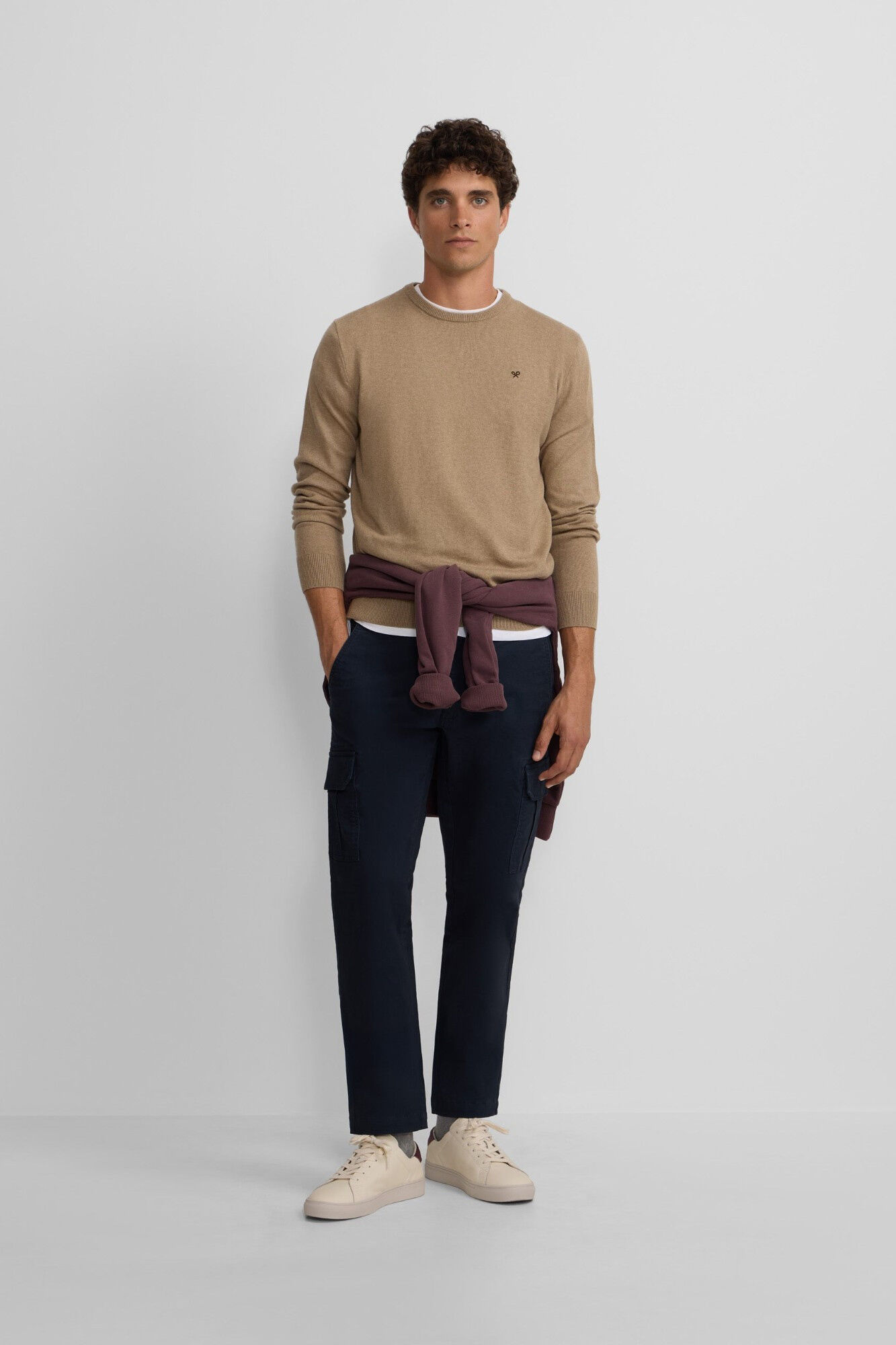 Silbon Camisola cl&aacute;ssico de gola redonda