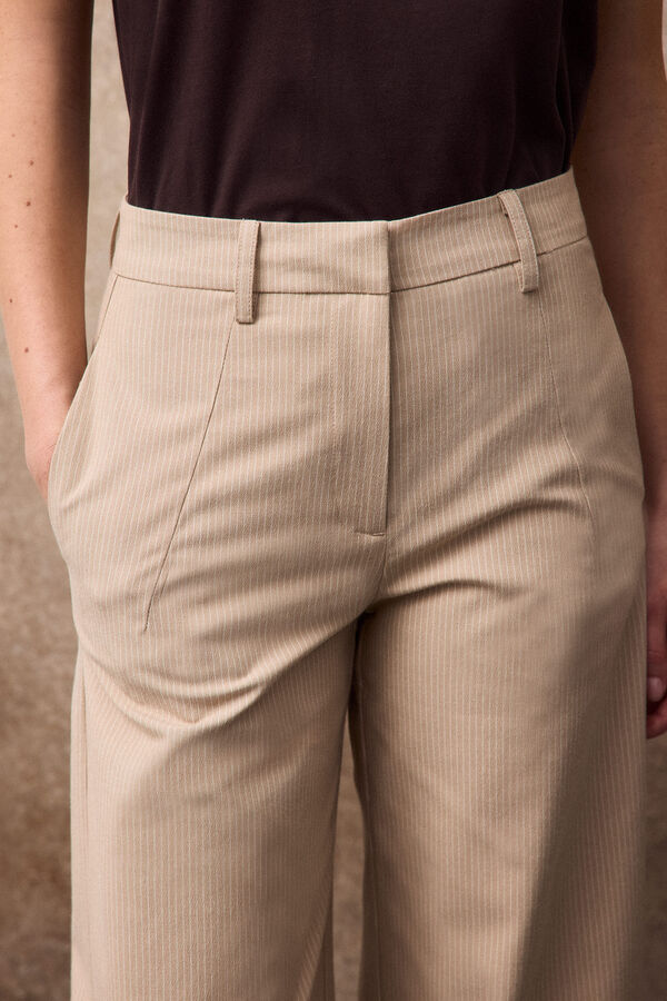 Slowlove Barrel cut trousers Nude