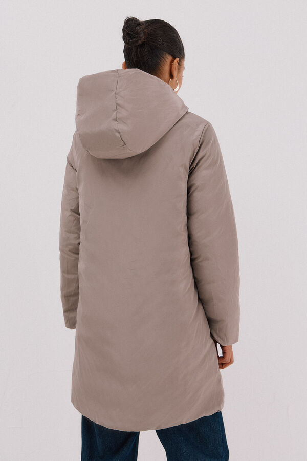 Cortefiel Reversible thermolite® anorak Black