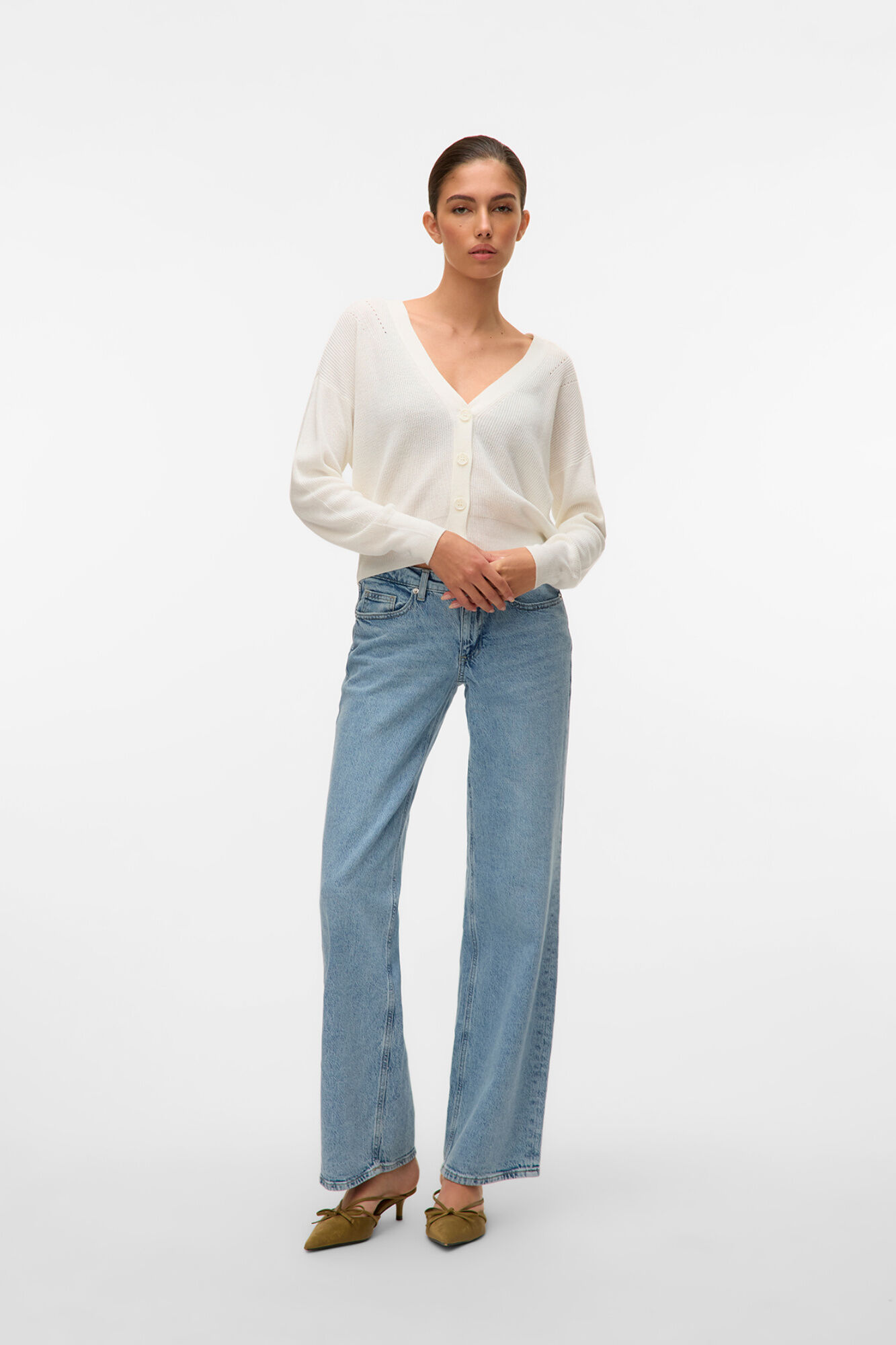 Vero Moda V-neck long sleeve cardigan