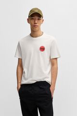 HUGO T-shirt Ecru