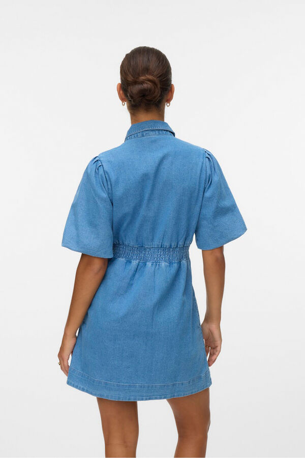 Vero Moda Vestido curto de algodão  Azul