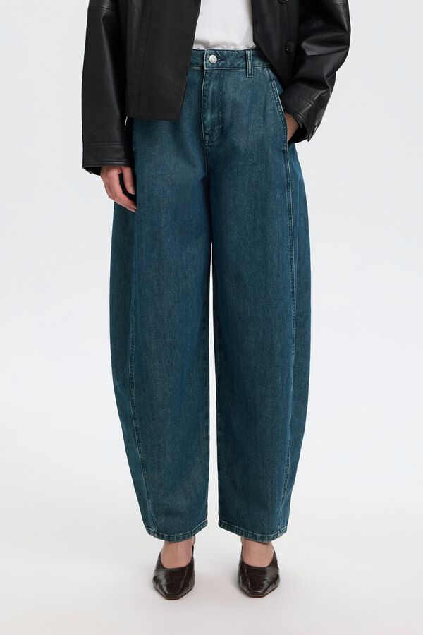 Selected Jeans Barrel Fit Azul