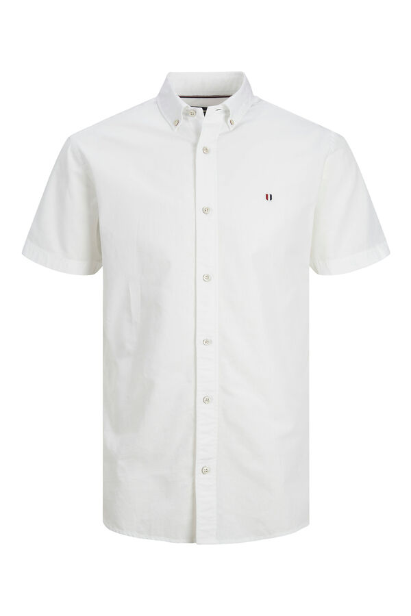 Cortefiel Camisa slim fit Branco