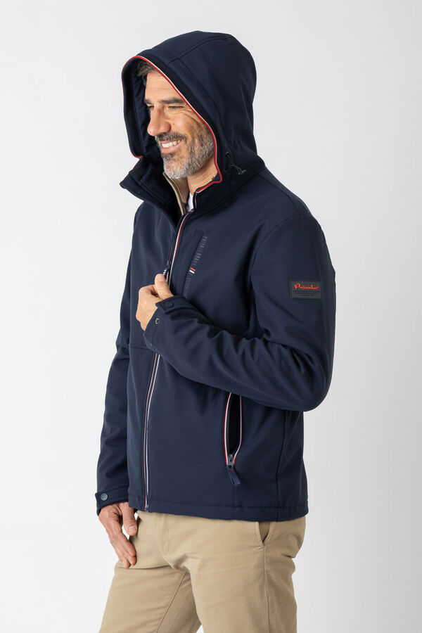 Privata Casaco softshell com capuz Azul