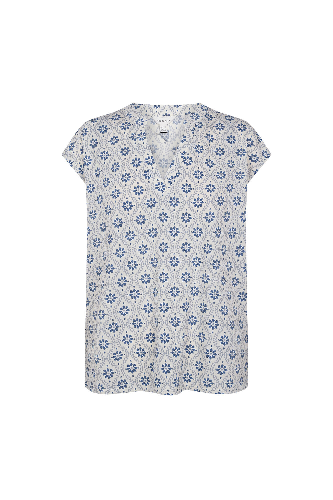 Cortefiel Basic stand-up collar T-shirt