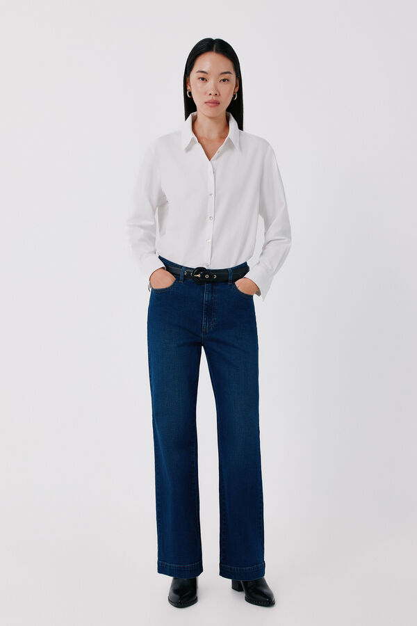 Cortefiel Bootcut jeans Blue