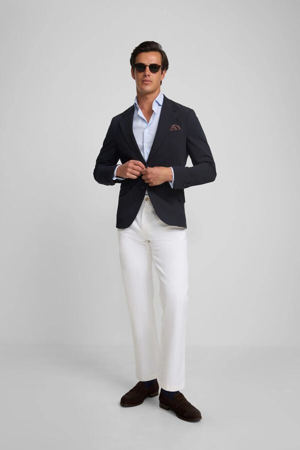 Silbon Blazer t&eacute;cnico Azul