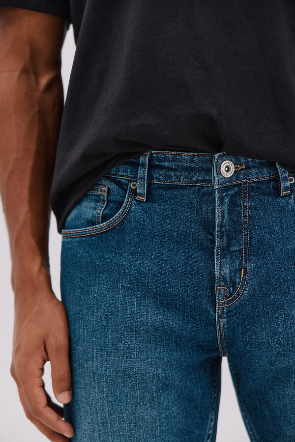 Cortefiel Regular fit jeans Blue