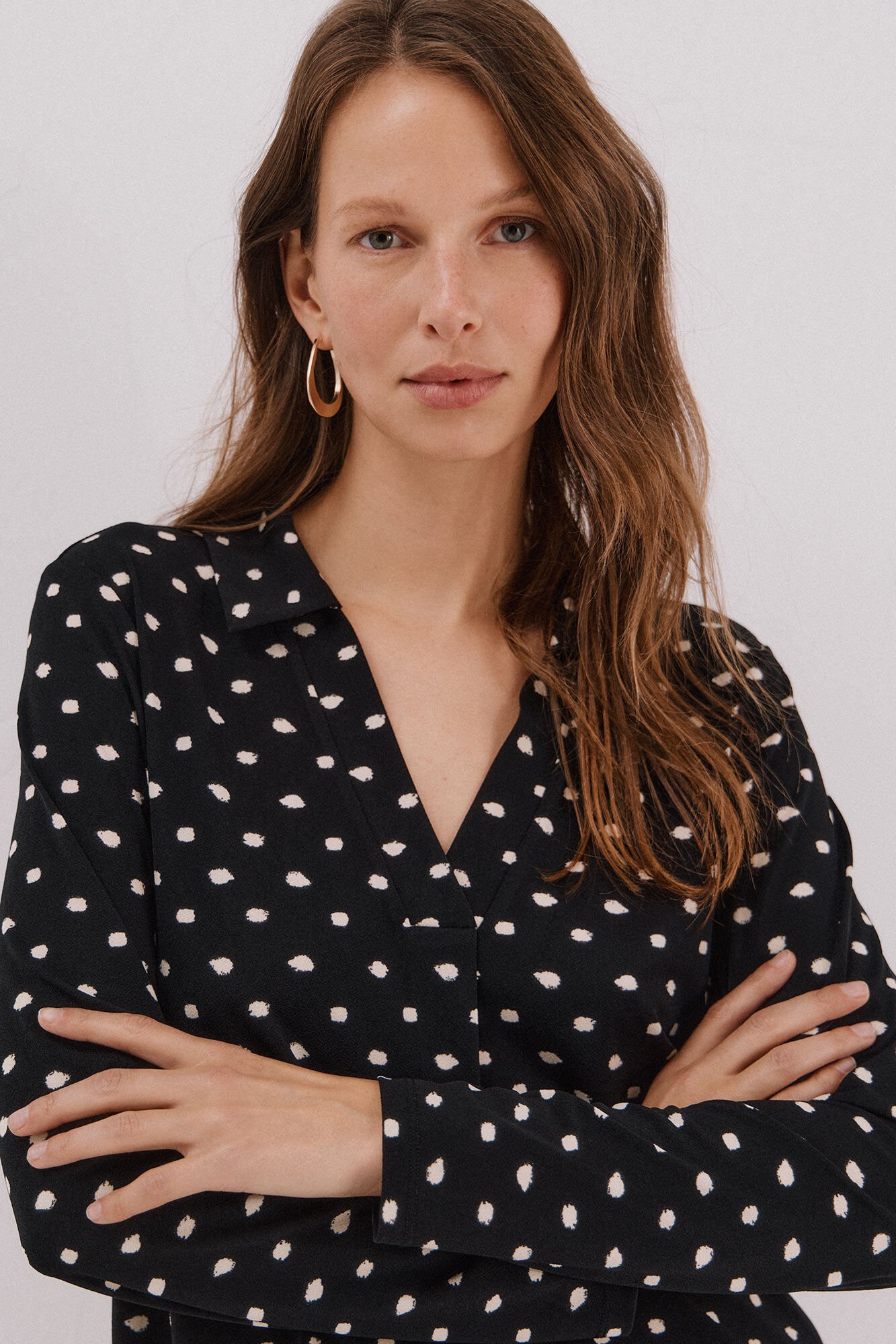 Cortefiel Polo shirt neck t-shirt