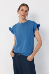 Cortefiel Camisola b&aacute;sica folho Azul