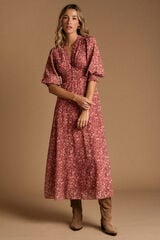 Polín Et Moi Maquiagem de vestido floral Subiu