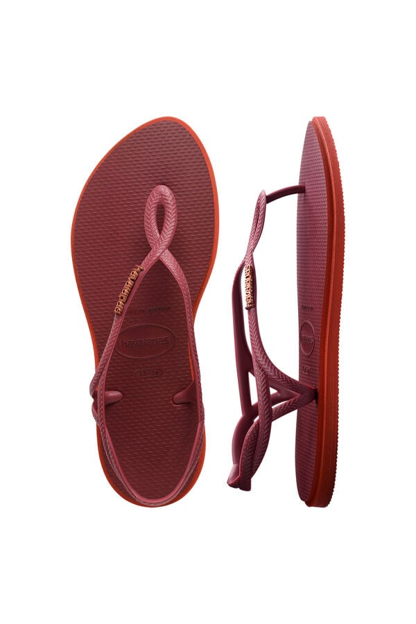 Havaianas Sand&aacute;lia Luna Point  Laranja