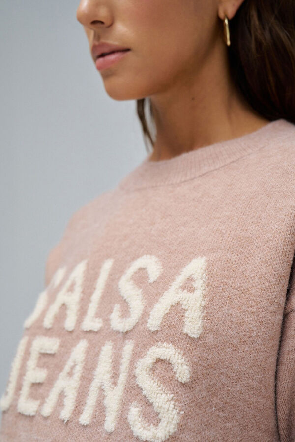 Salsa Jeans Jersey de punto con branding Beige