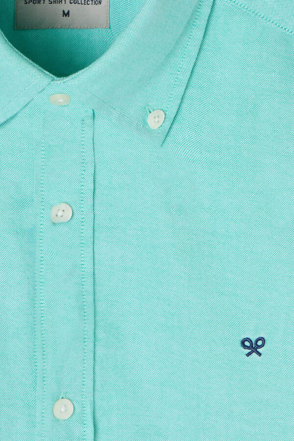 Silbon Camisa esportiva oxford Verde