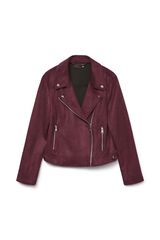 Vero Moda Blus&atilde;o motard em camur&ccedil;a sint&eacute;tica Granada