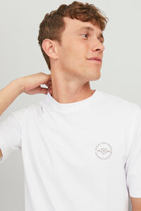 Cortefiel Camiseta algodón Blanco