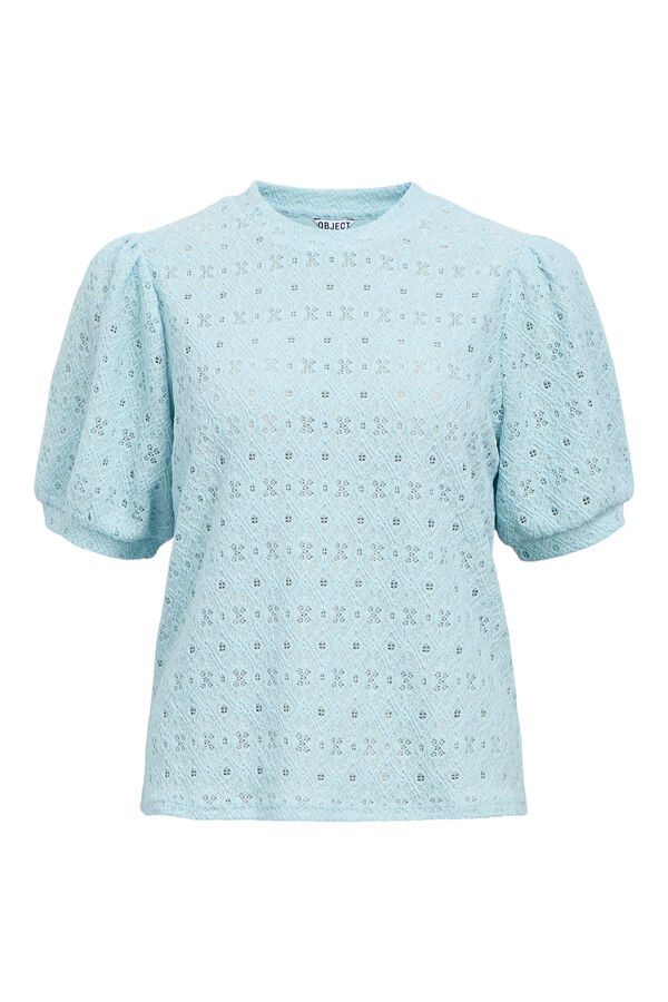 Object Top estrutura manga curta Azul