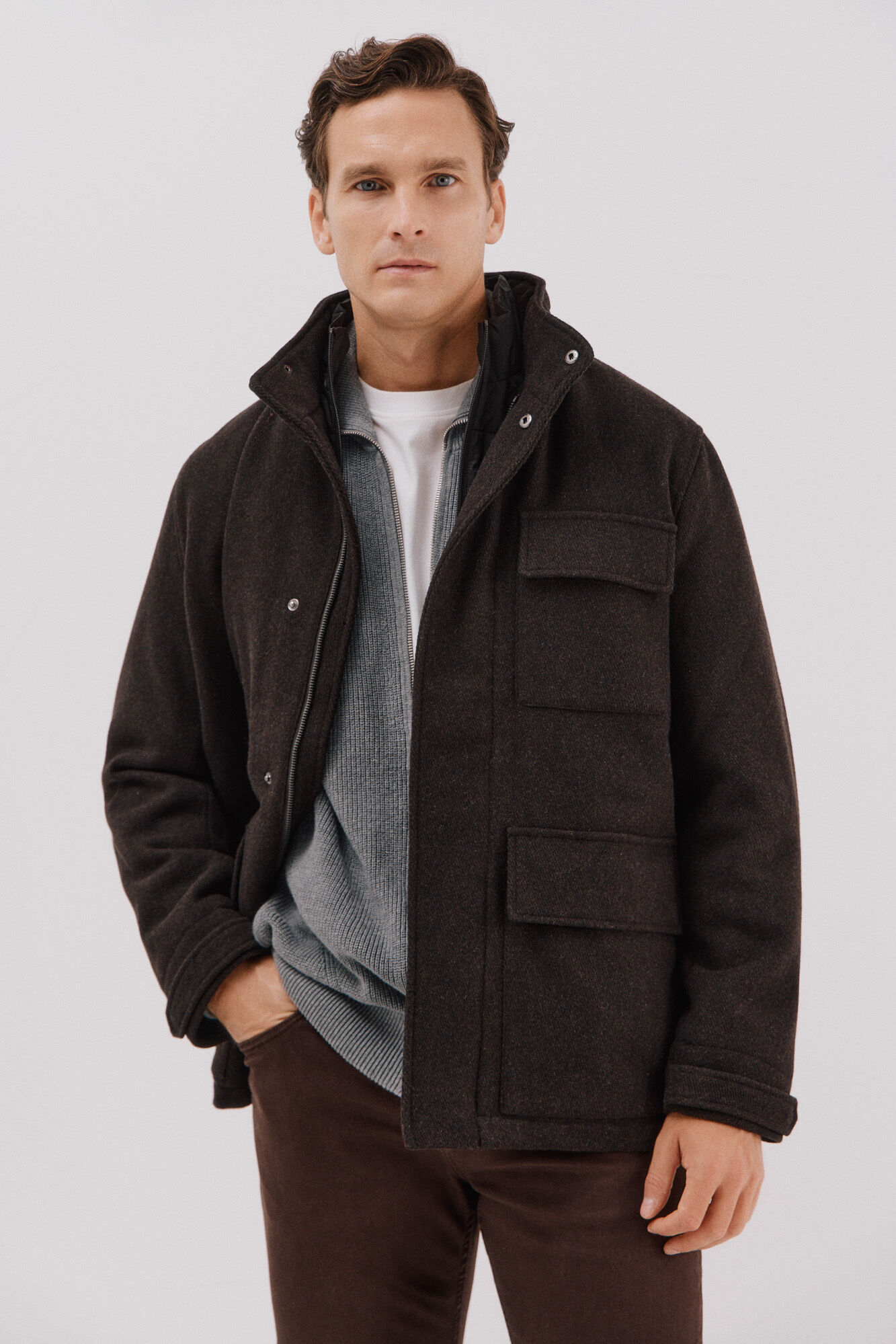 Cortefiel Coat with removable lining