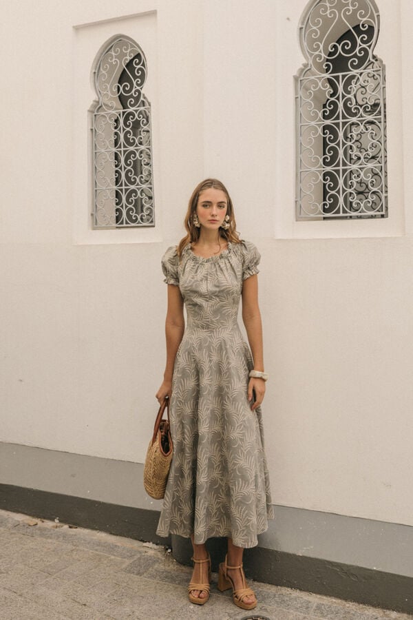 Cherubina Aurora dress Kaki
