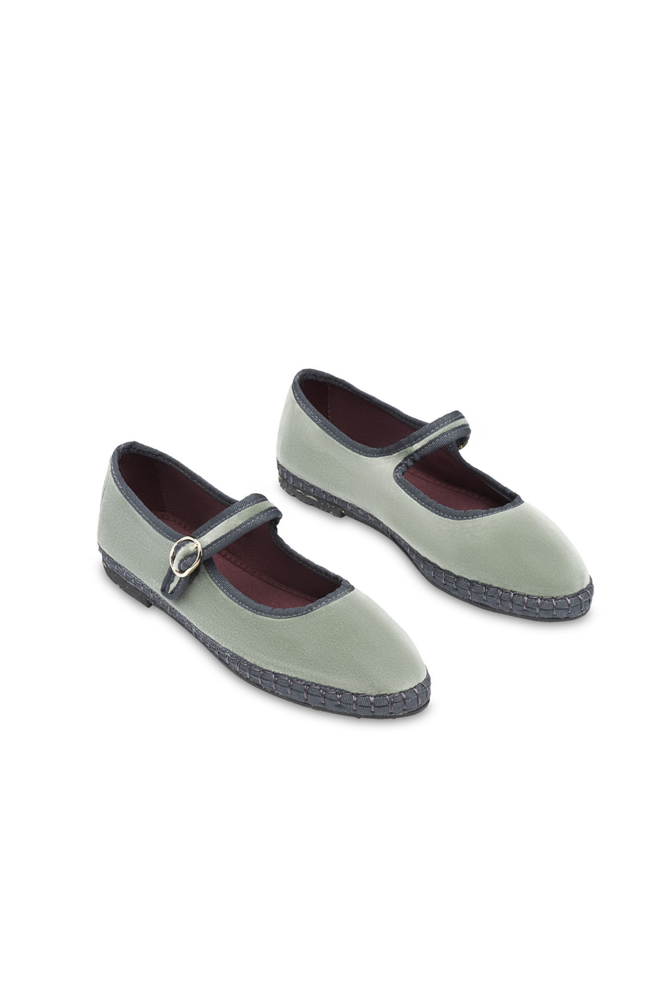 Flabelus Veludo Mary Janes