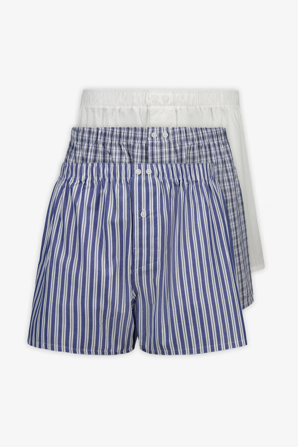 Cortefiel 3-pack woven boxers White