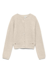 Vero Moda Casaco de malha com botões prateados
