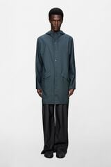 Rains Long waterproof raincoat Blue