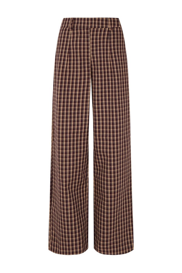 Cortefiel Women's plaid trousers Multicolour
