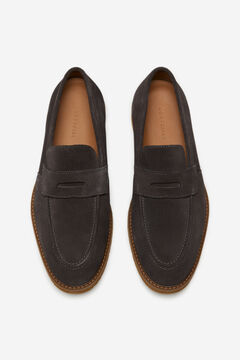 Cortefiel Rubber sole loafer Gray