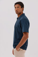 Cortefiel Polo estructura Azul marino