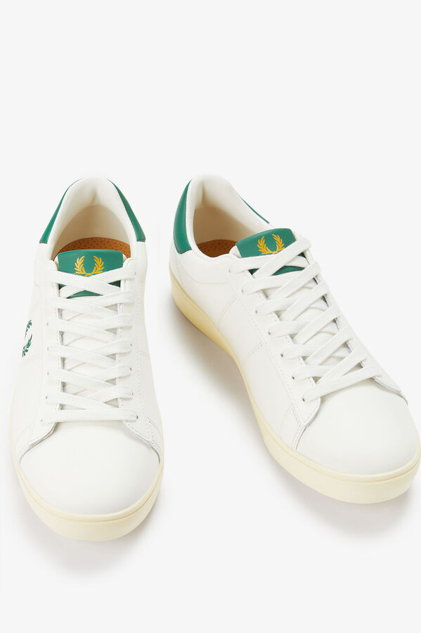 Fred Perry Tênis de couro B722 Branco