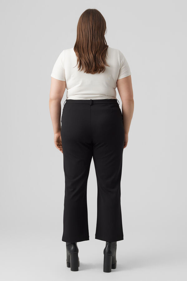 Vero Moda Curve Calça comprida reta curva Preto