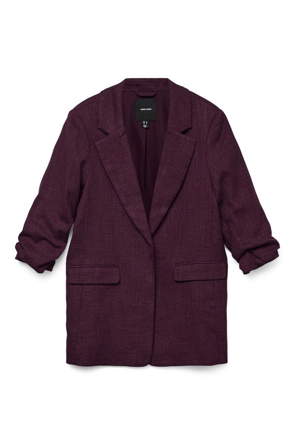 Vero Moda Blazer com manga 3/4 Roxo
