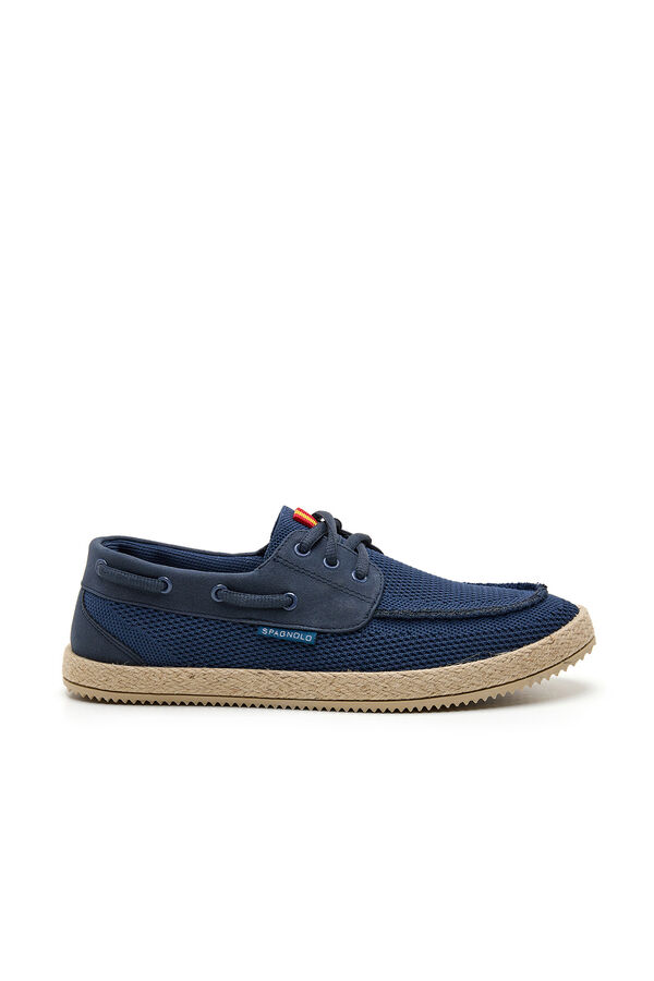 Spagnolo Canvas leisure boat shoe Navy