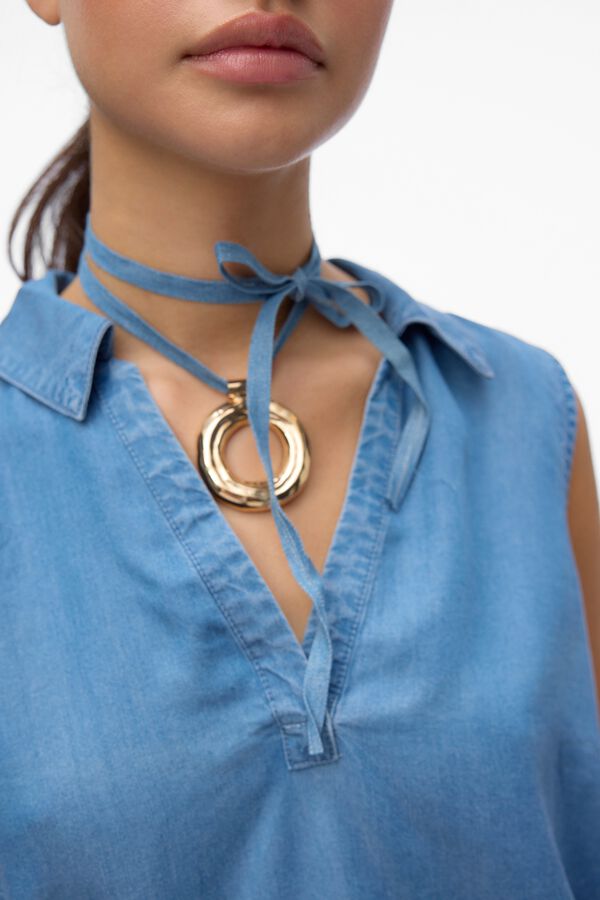 Vero Moda Tencel sleeveless top Blue