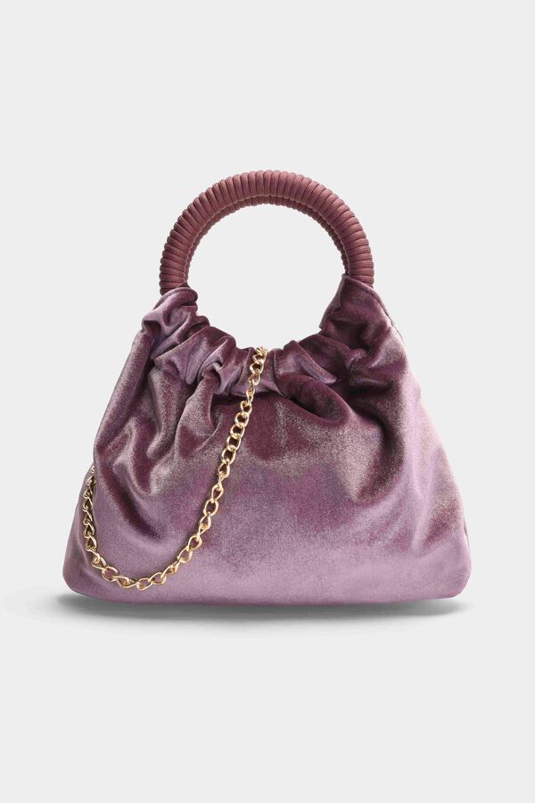 Azarey Mala de veludo Roxo