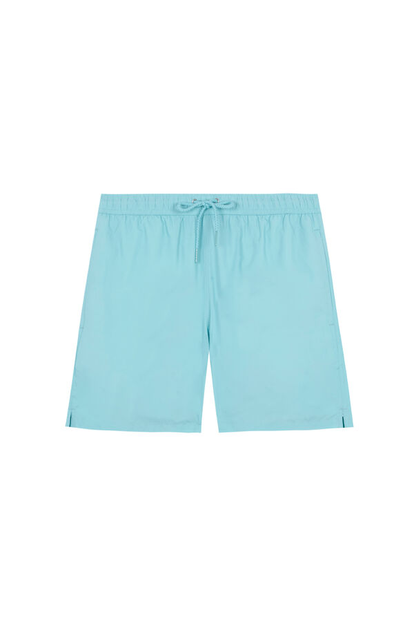 Cortefiel Essential plain swim shorts Green