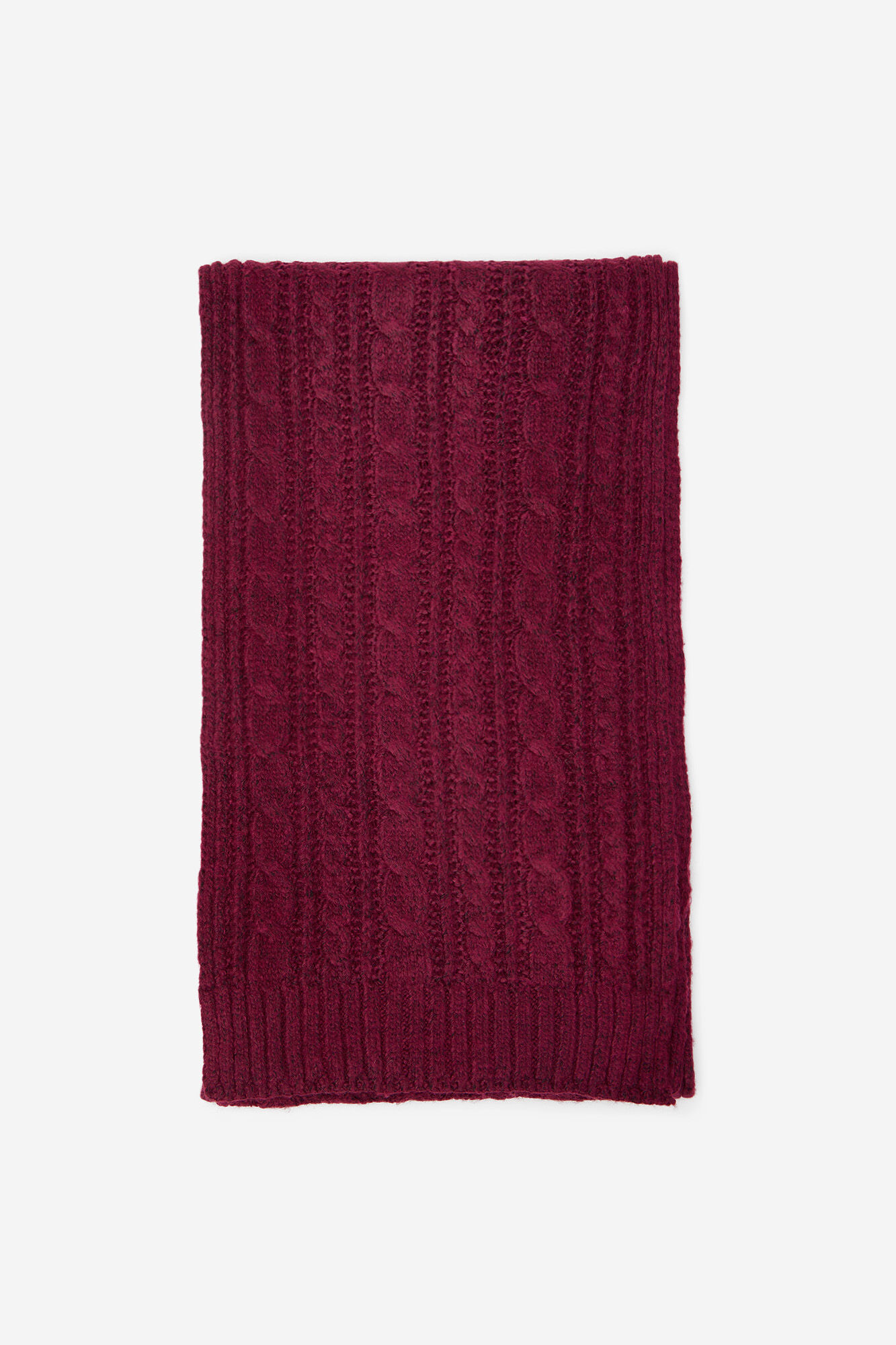 Cortefiel Eight - cross-knit scarf