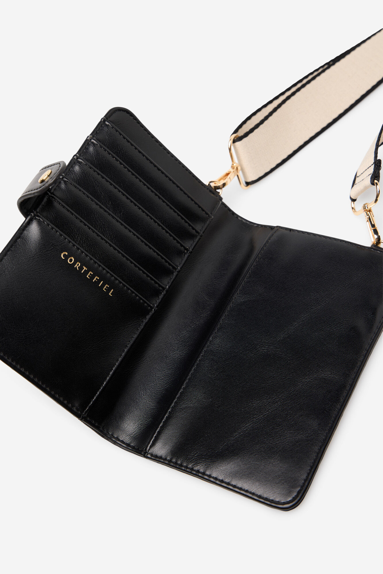 Cortefiel Plain wallet mobile phone holder